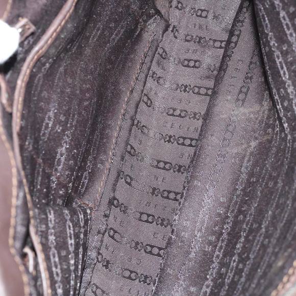 CELINE Hand Bag Leather Beige Auth bs12047 - Picture 11 of 16